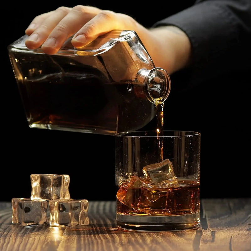 Whiskey Decanter with Glass Airtight Stopper