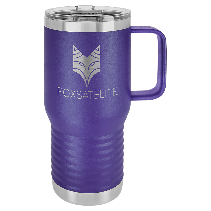 Insulated 20 oz Travel Mug includes Slide Lid - 18 colors available
