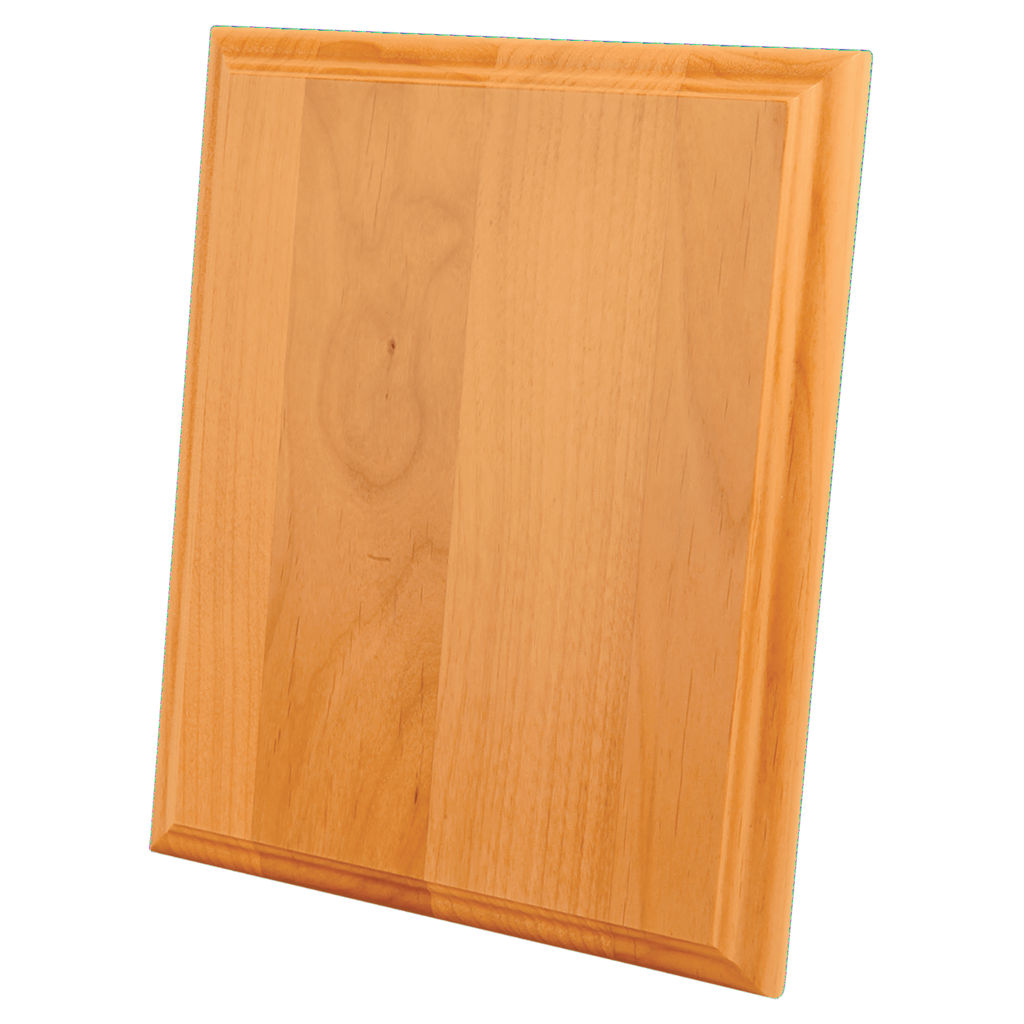 8 x 10 Premium Wood Plaque - Double Plate
