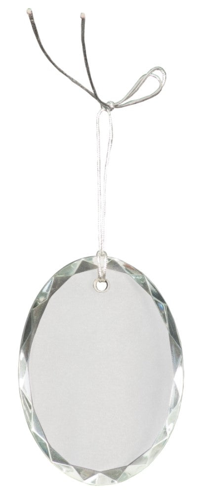Crystal Ornament-Oval