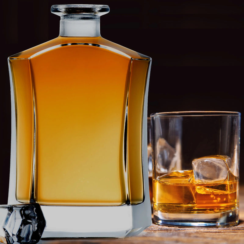 Whiskey Decanter with Glass Airtight Stopper