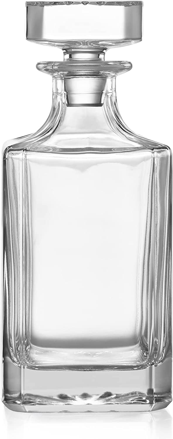 Square Decanter with Glass Airtight Stopper