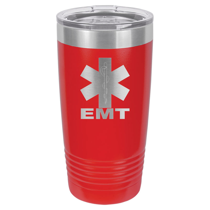 Emergency Medical Technician (EMT) Tumbler 20 oz. - 18 color options