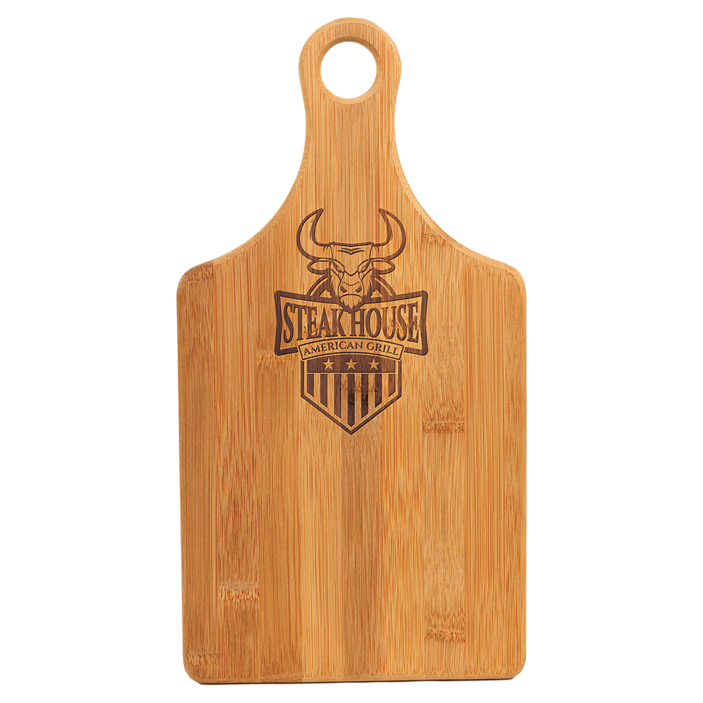 Bamboo Paddle Shape Cutting Board