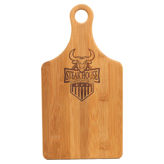 Bamboo Paddle Shape Cutting Board