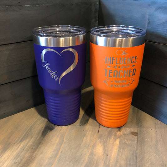 Teacher Insulated Tumbler 30oz - 18 color options