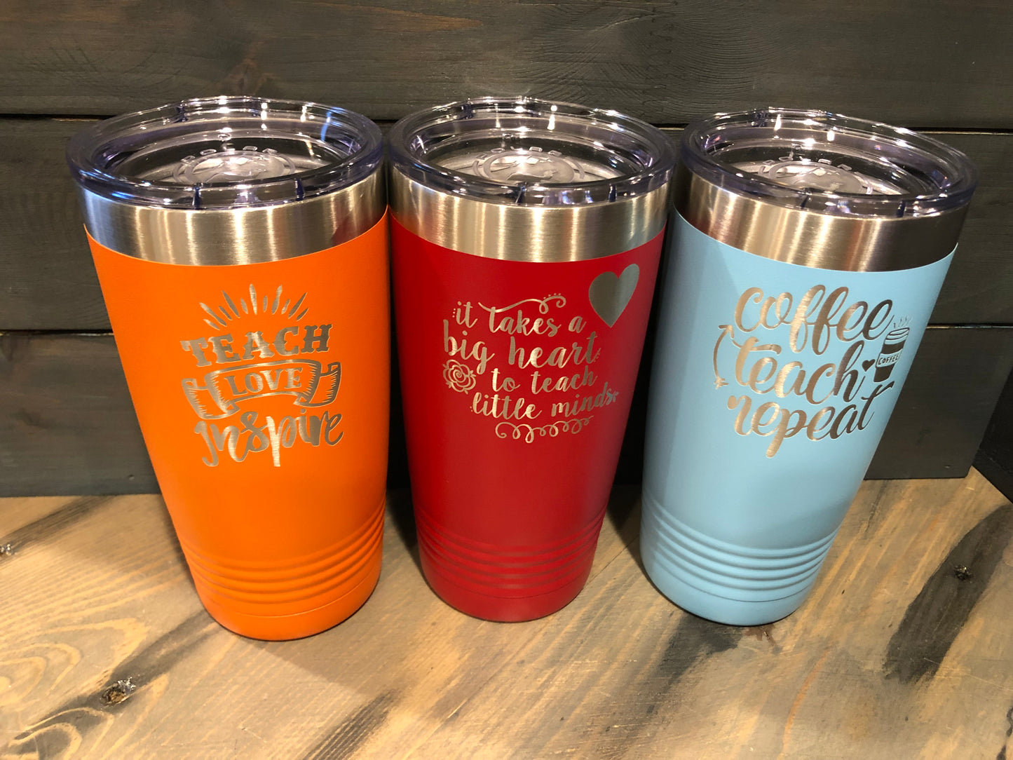 Thank a Teacher Insulated Tumbler 20oz - 18 color options