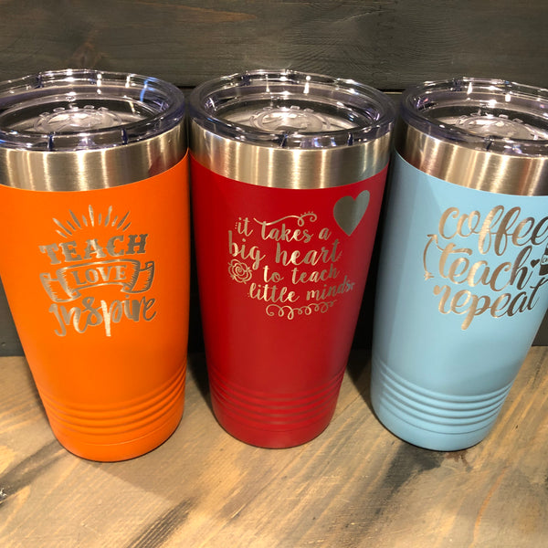 Teacher Insulated Tumbler 30oz - 18 color options