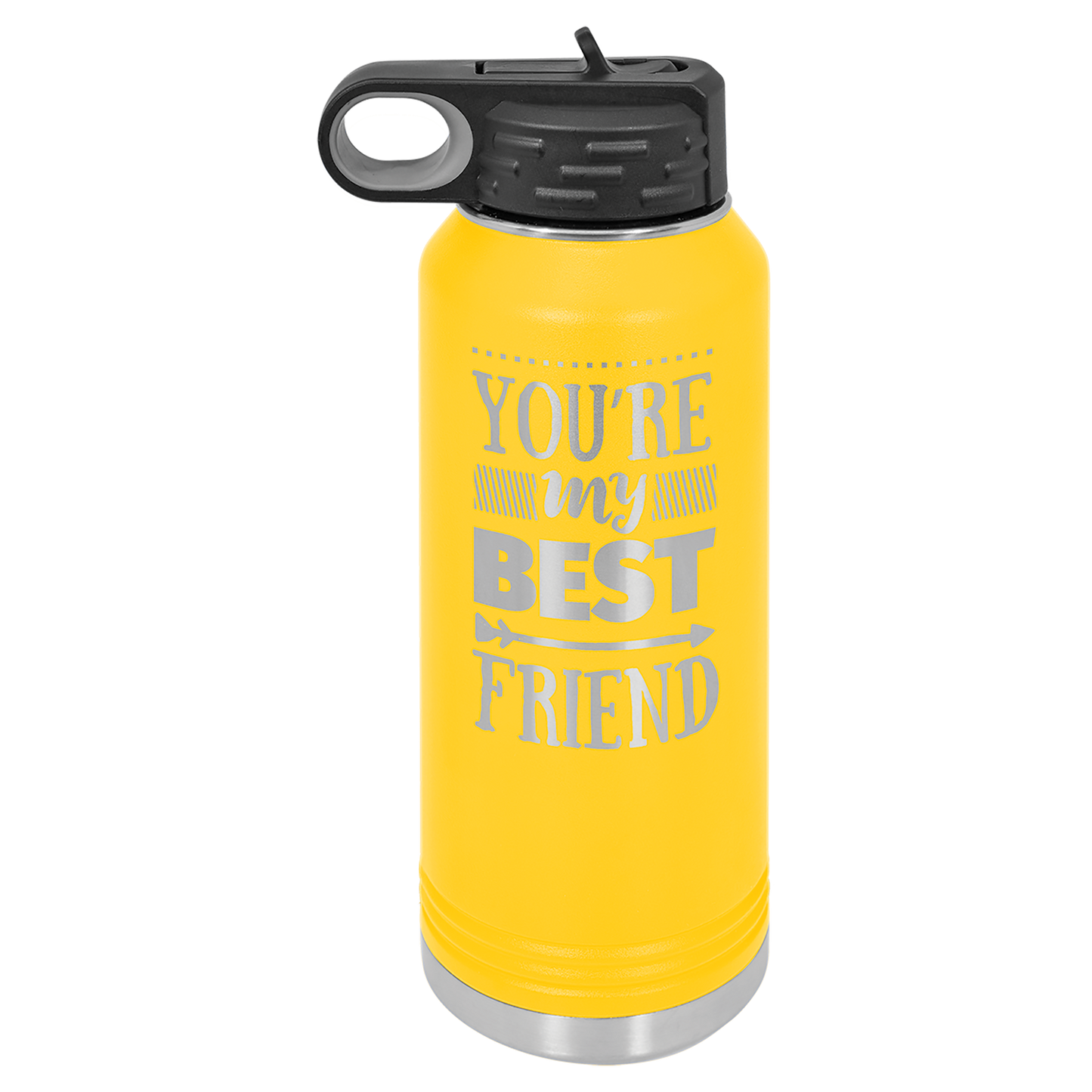 32 oz. Water Bottle with built in straw -18 colors available