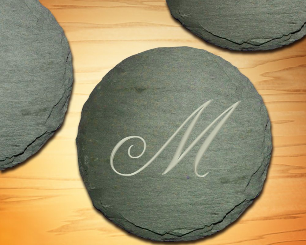 Round Slate Coasters